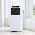 Climatiseur Mobile 9000 BTU avec Tuyau D'évacuation | Climatiseur Portable 3 en 1 | Fonctionnement Silencieux | Kit D'installation Fenêtre | Minuterie 24 Heures | pour Pièces Jusqu'à 20 m²